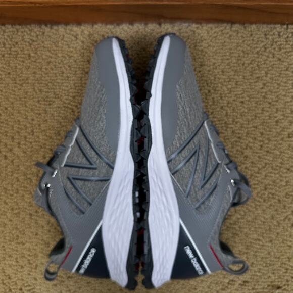 NEW New Balance Men\'s Fresh Foam Contend Golf Shoes Grey/Charcoal 8 Wide main image 9